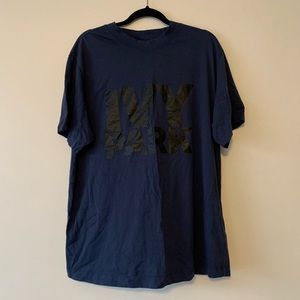 Ivy Park Oversized Logo Tee in Rainstorm